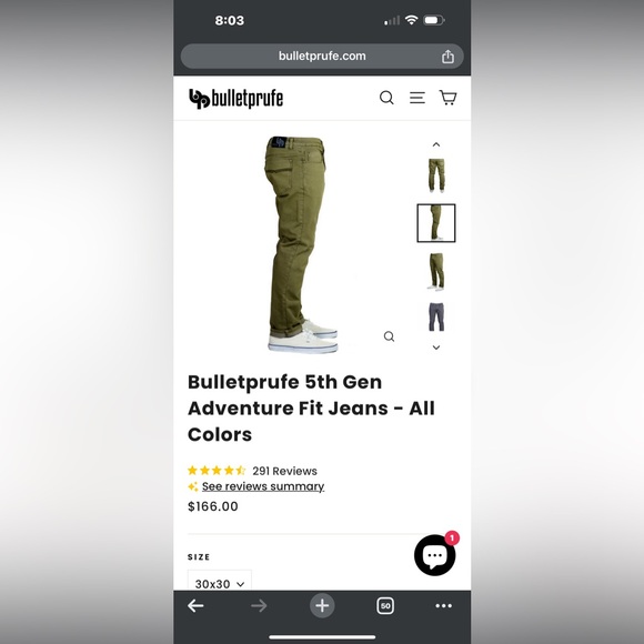 Kevlar jeans perfect for rock climbing or on the bike - Picture 2 of 3